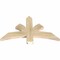 Ekena Millwork Davenport Rough Sawn Timber Gable Bracket, Douglas Fir, 36"W x 21"H x 2"D x 4"F, 14/12 Pitch GBW036X21X0204DAV00RDF - alternate 2